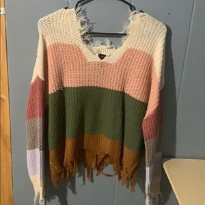 Multicolor Sweater, very cute and comfortable